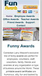 Mobile Screenshot of funawards.com